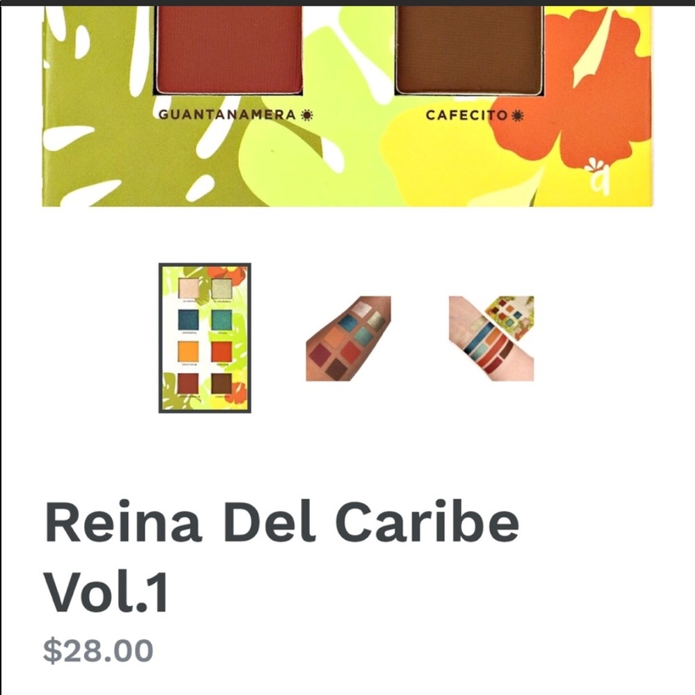 Reina Del Caribe Palette
